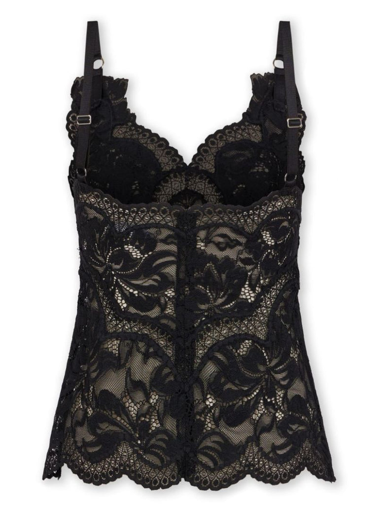 Black Lace Tank Top