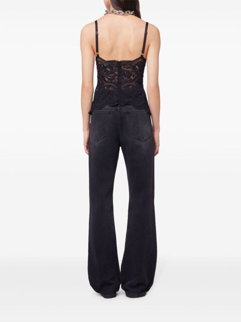 Black Lace Tank Top