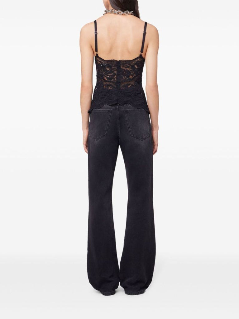 Black Lace Tank Top