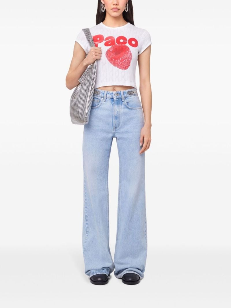 White Logo-print T-shirt