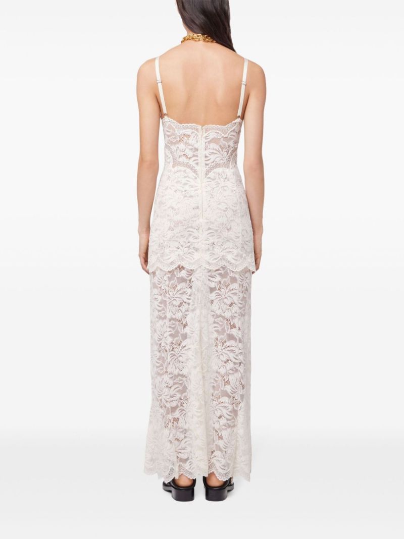 White Long Lace Dress