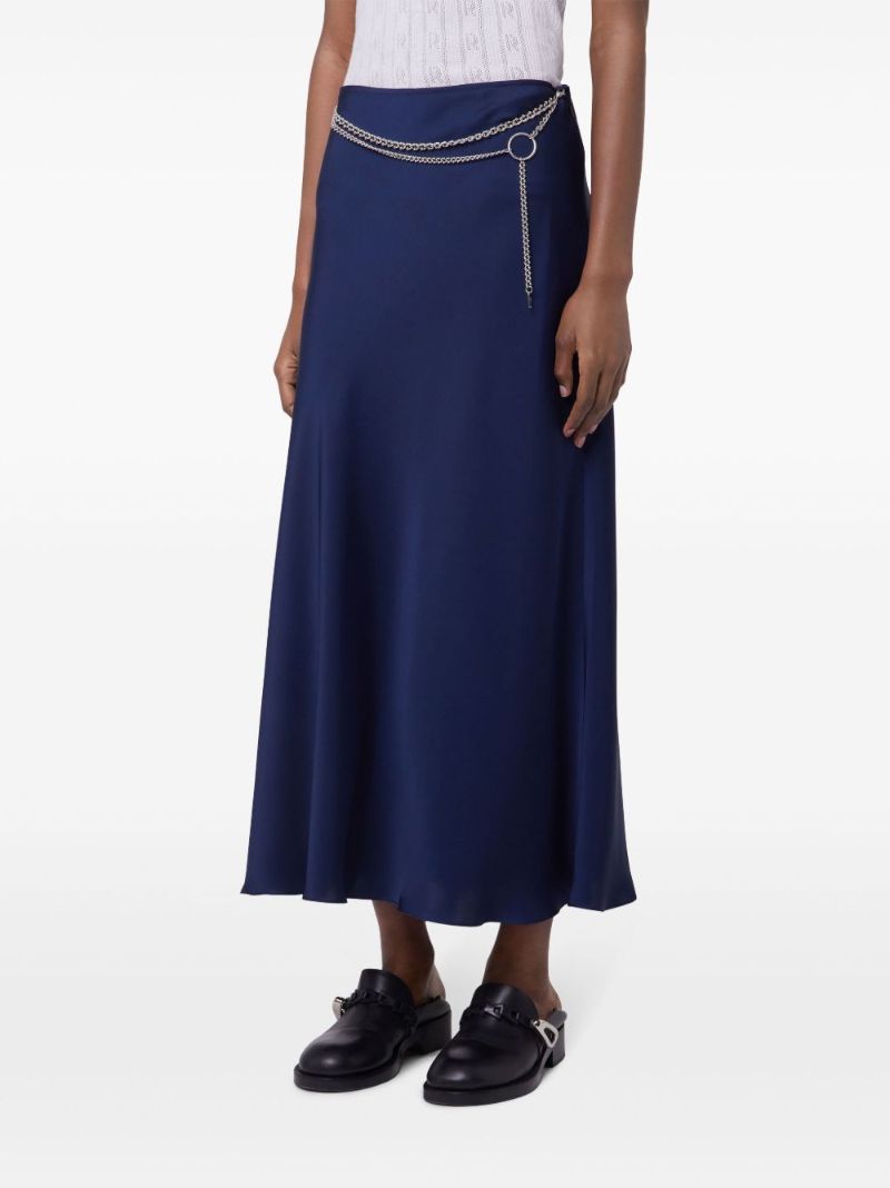 Satin Maxi Skirt