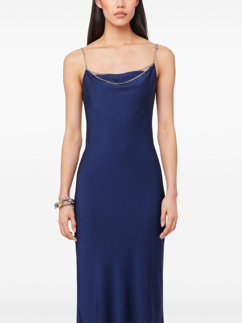 Satin Sleeveless Maxi Dress