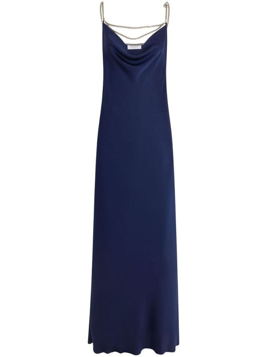 Satin Sleeveless Maxi Dress