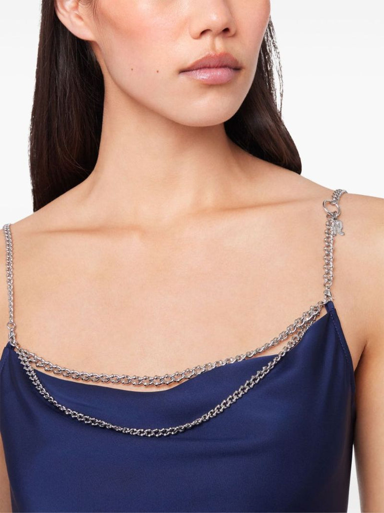 Satin Sleeveless Maxi Dress