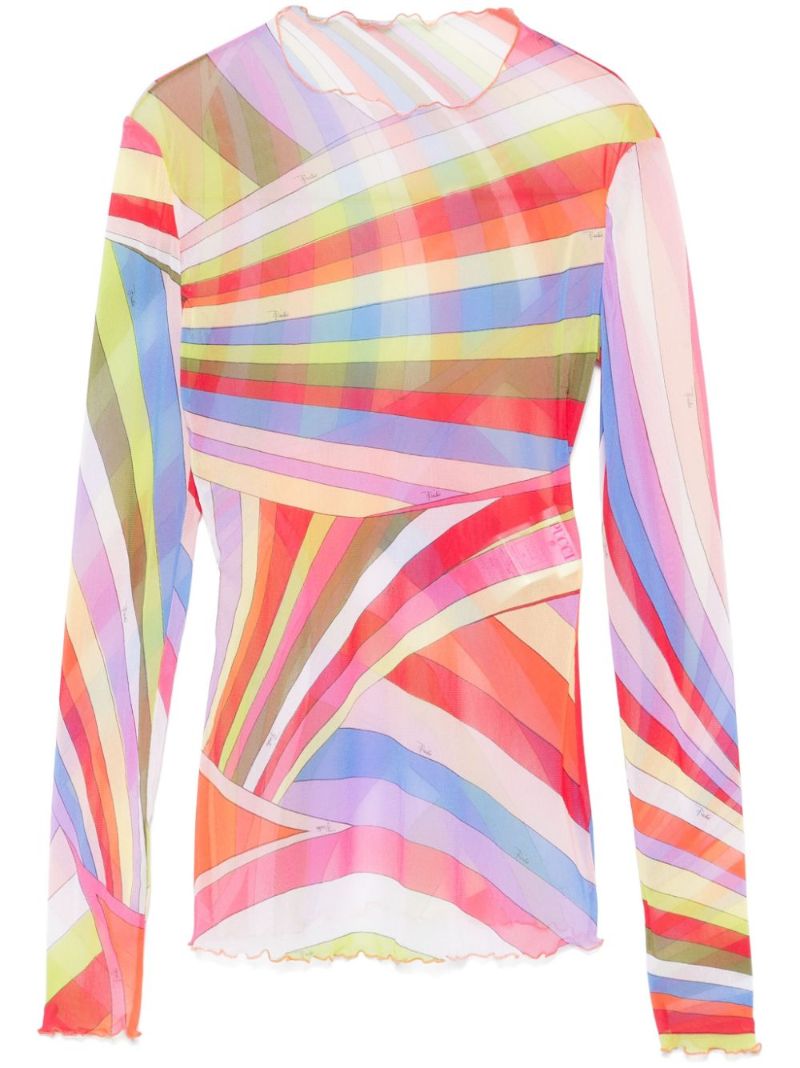 Iride-print Top