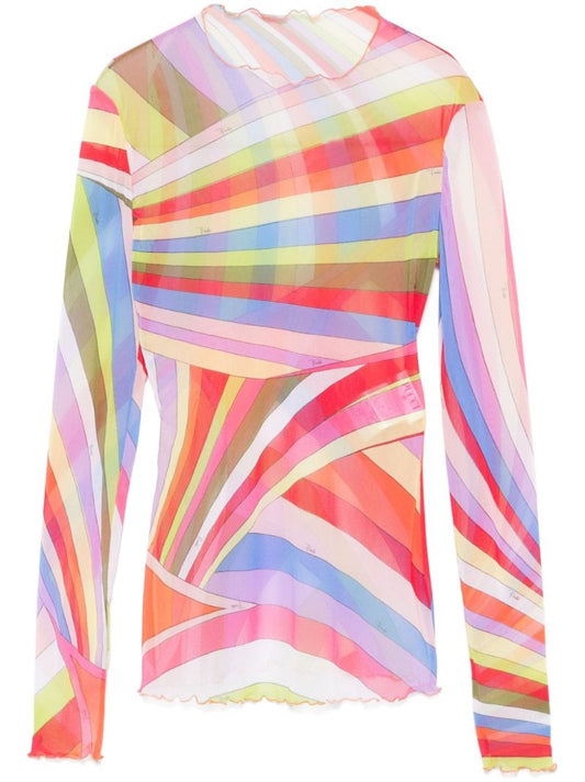 Iride-print Top