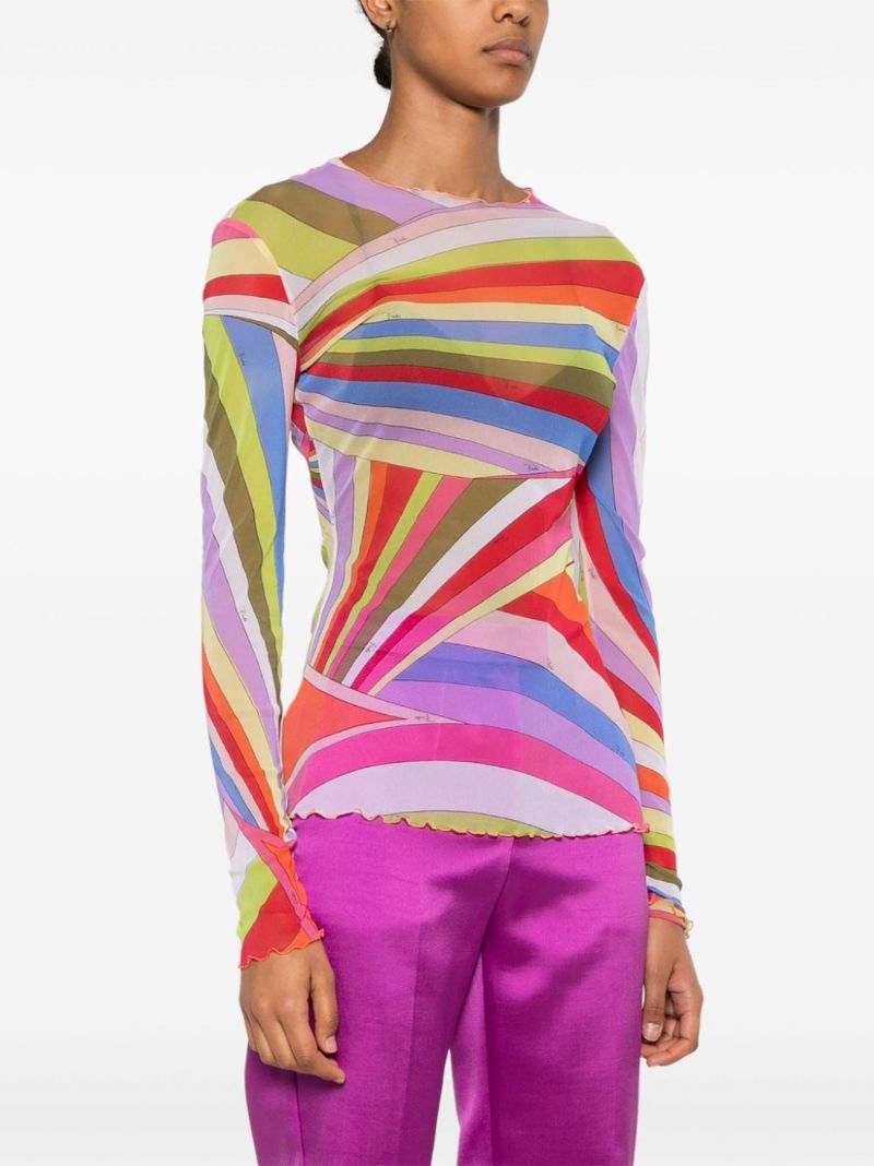 Iride-print Top