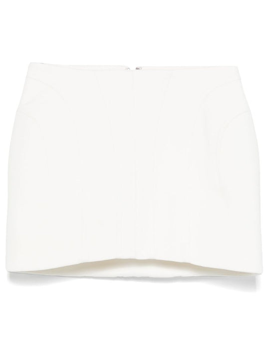 Stitch-detailed Mini Skirt