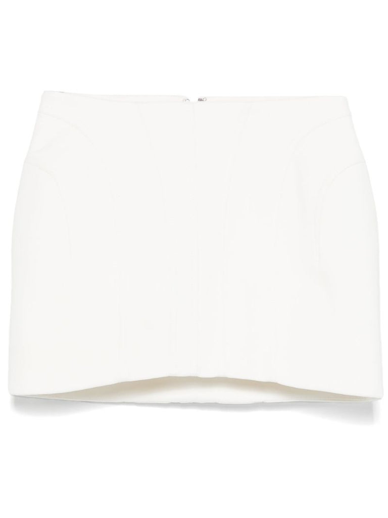 Stitch-detailed Mini Skirt