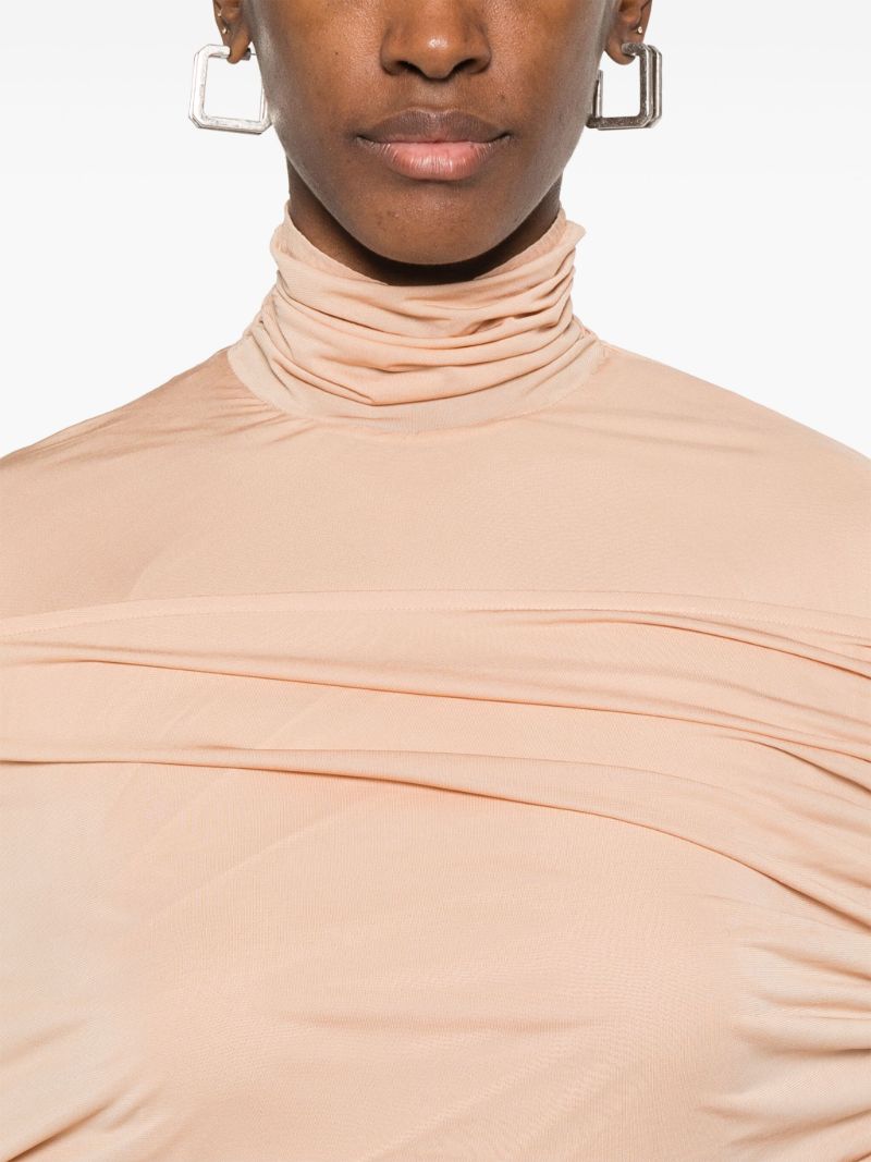 Neutrals Ruched Dress