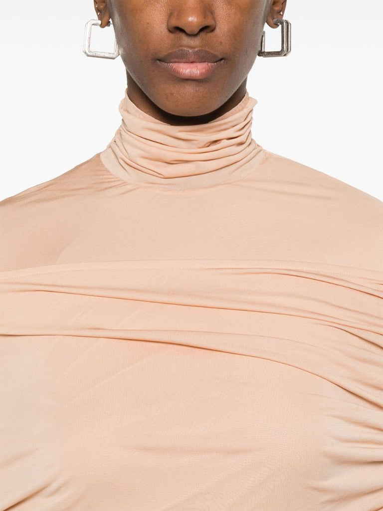 Neutrals Ruched Dress