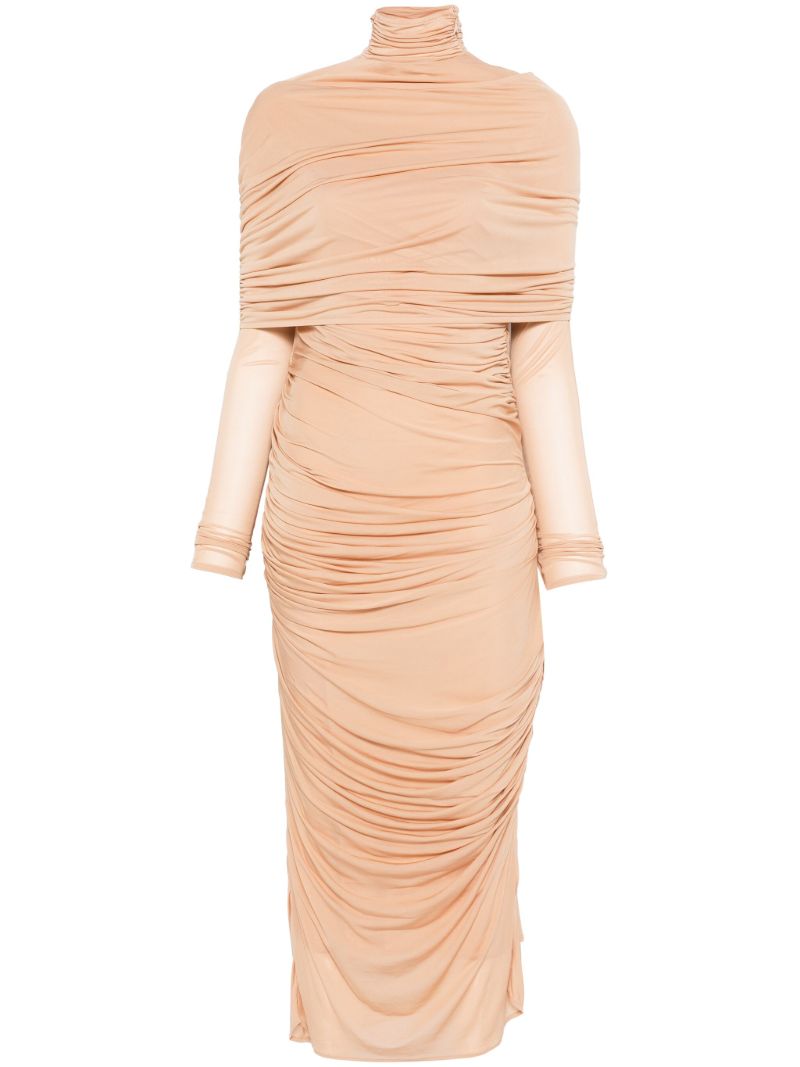 Neutrals Ruched Dress