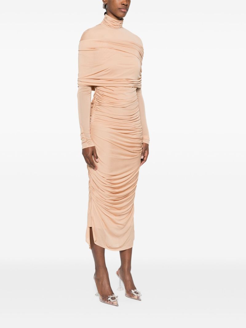 Neutrals Ruched Dress