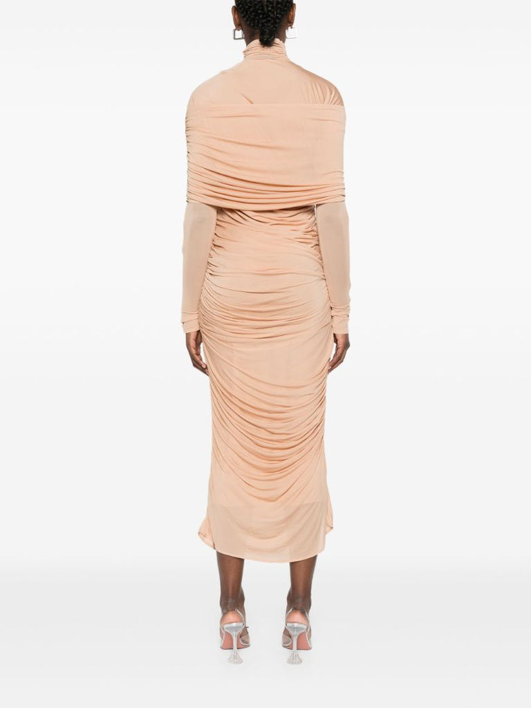 Neutrals Ruched Dress