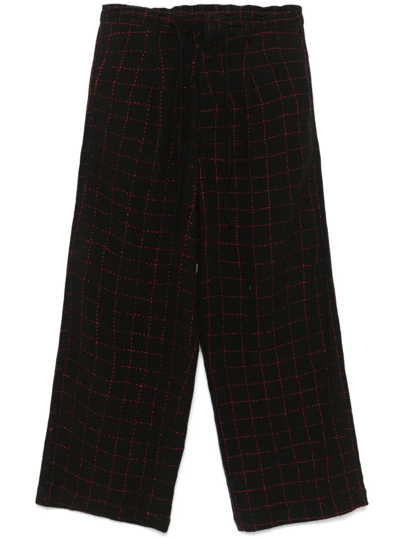 Checked Trousers
