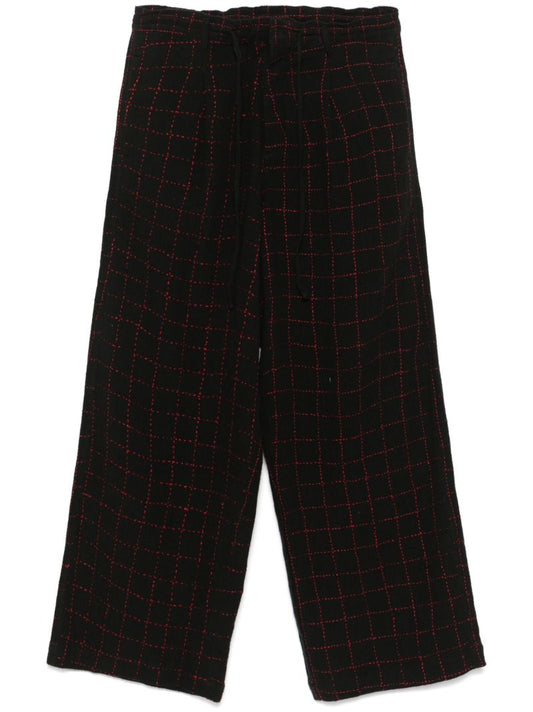 Checked Trousers