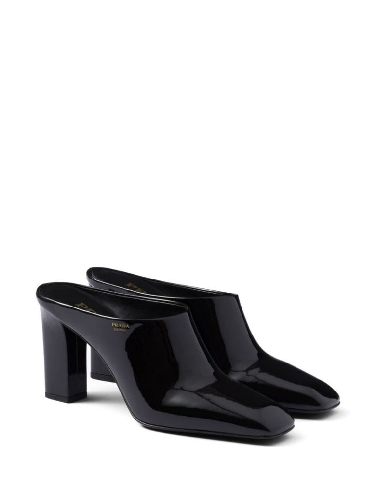 85mm Patent-leather Mules