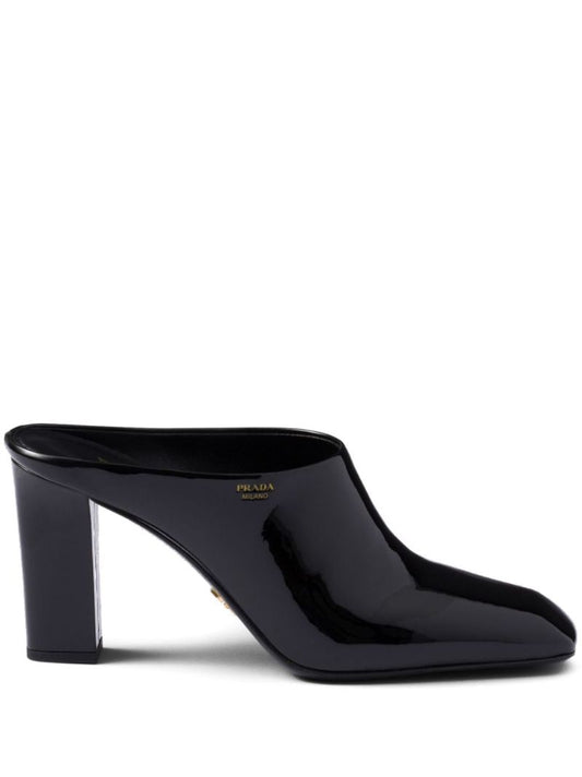 85mm Patent-leather Mules
