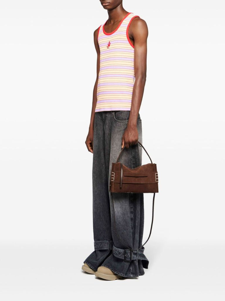 Buckled-cuff Jeans