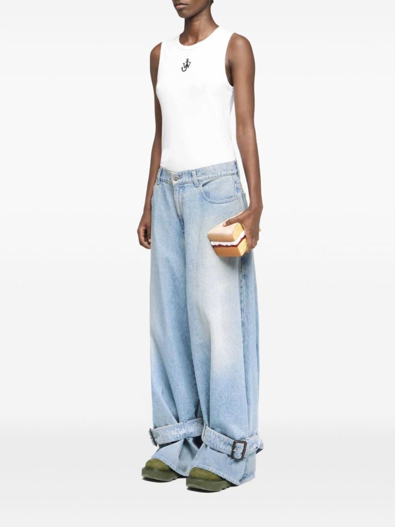 Anchor-embroidered Tank Top