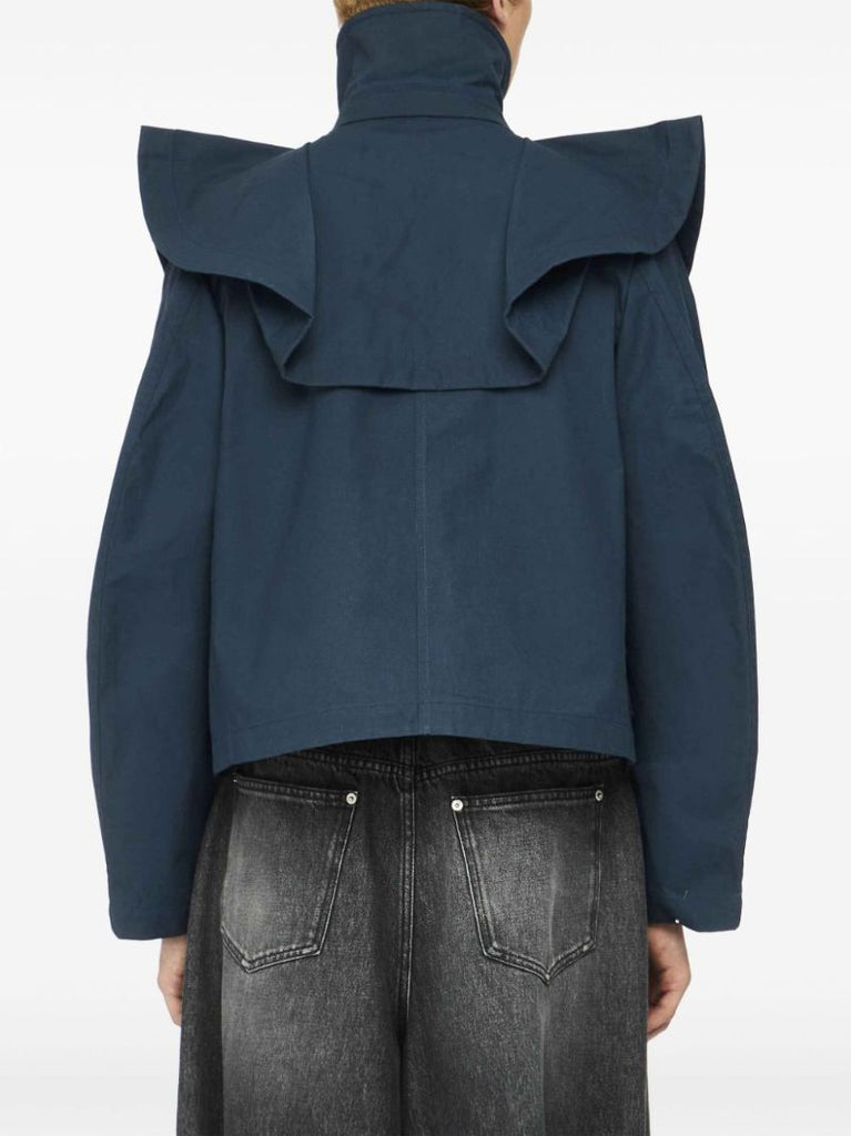 Oversized-collar Jacket