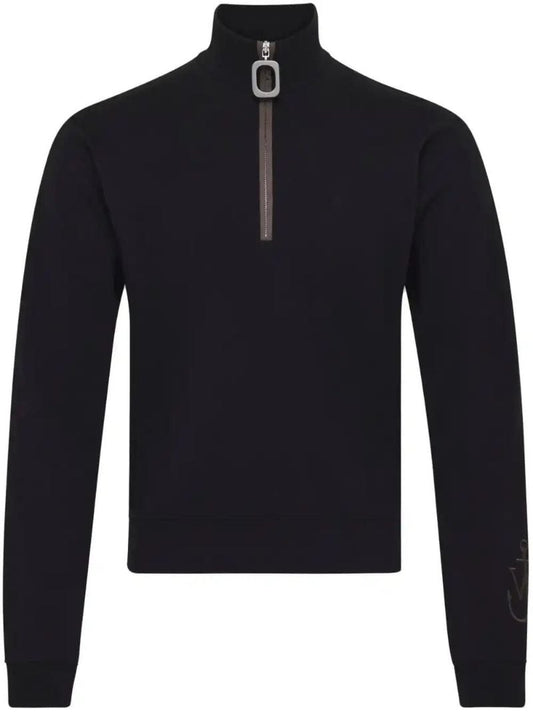 Black Cotton Sweater