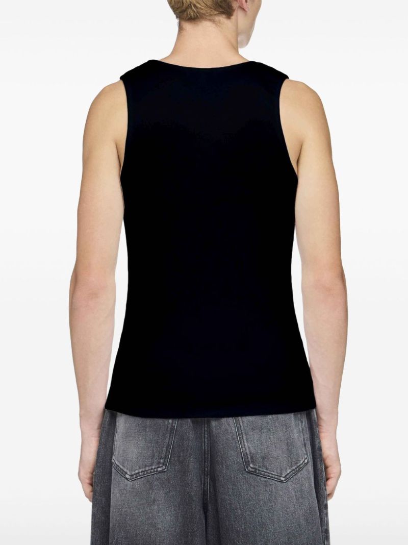Anchor-embroidered Tank Top