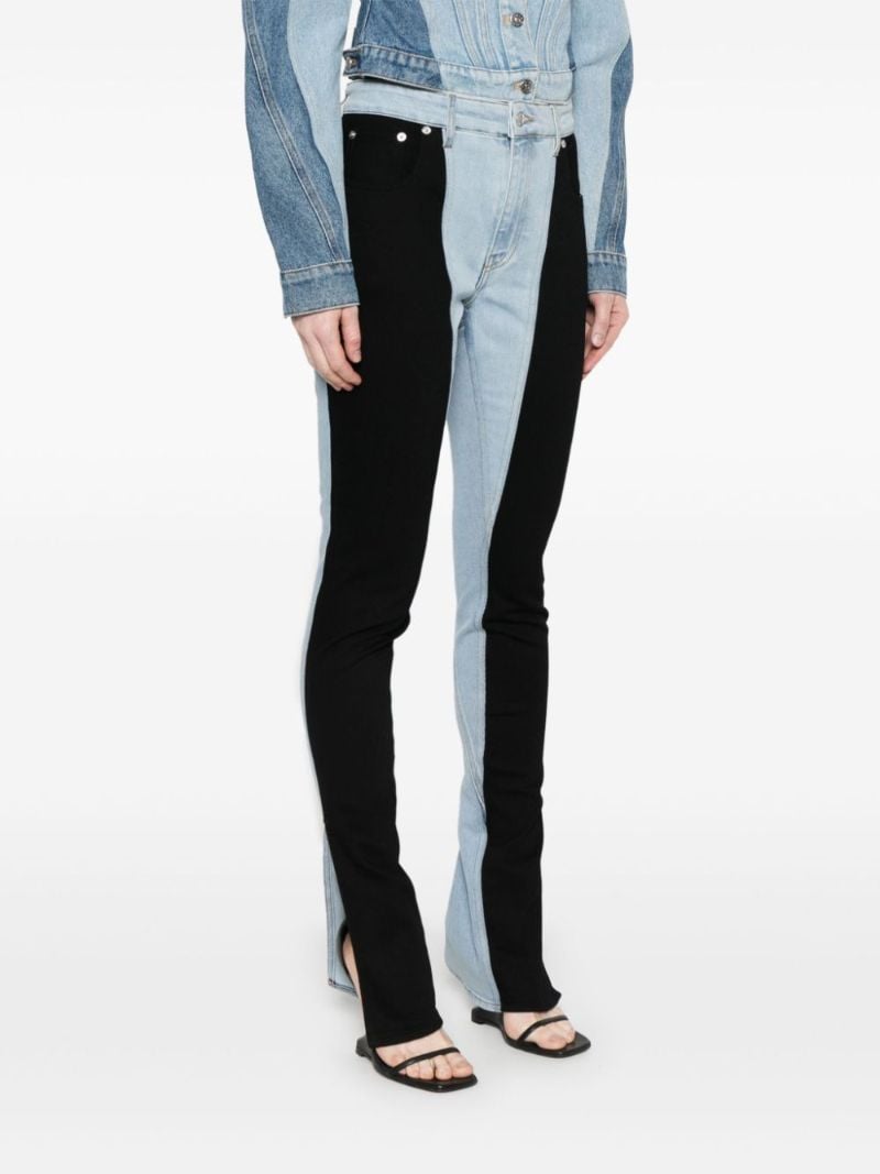 Bi-colour Skinny Jeans