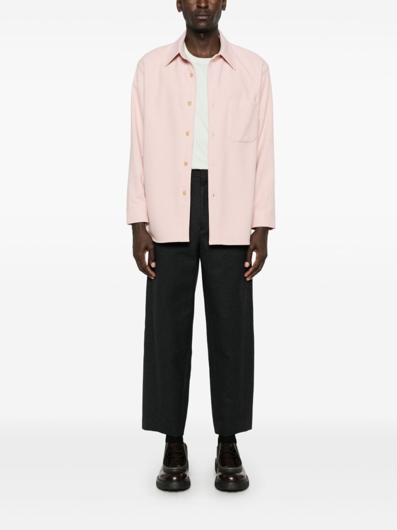 Light Melton Slacks Trousers