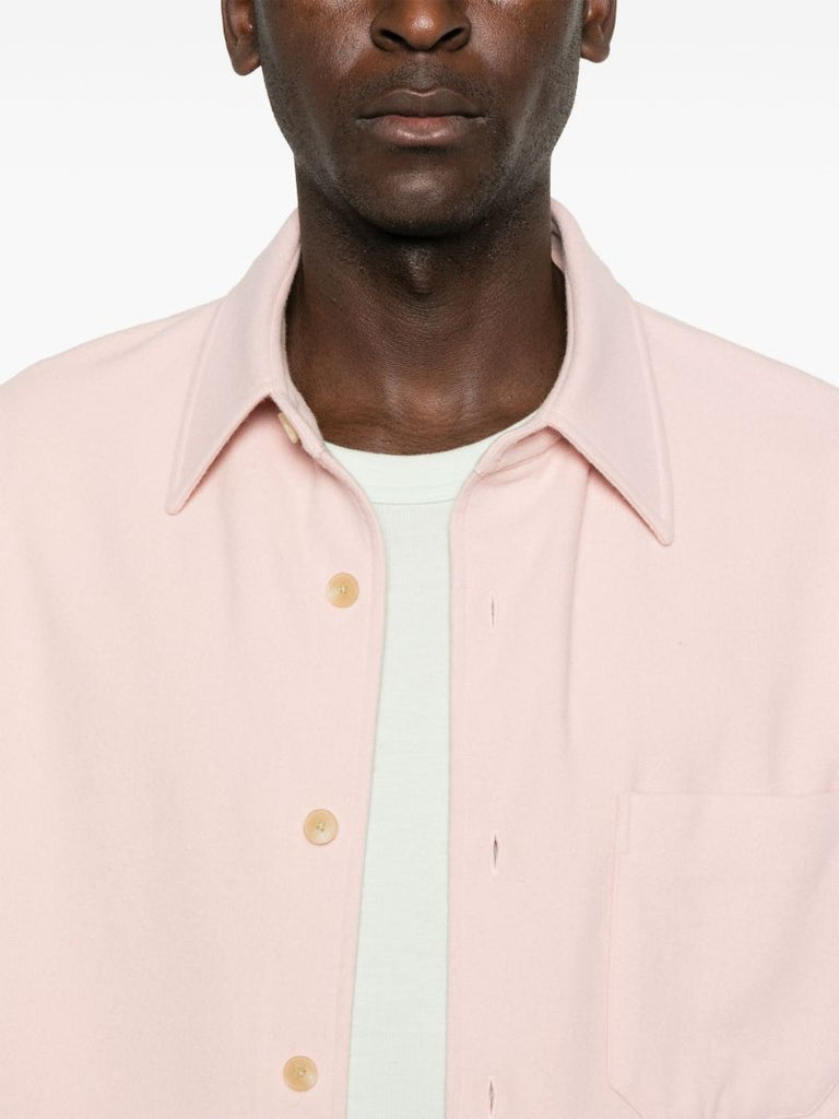 Brushed Wool Flannel Shirt