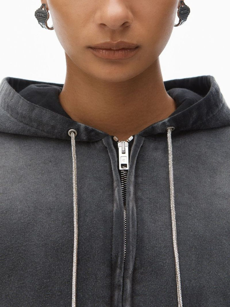Black Zip-up Hoodie