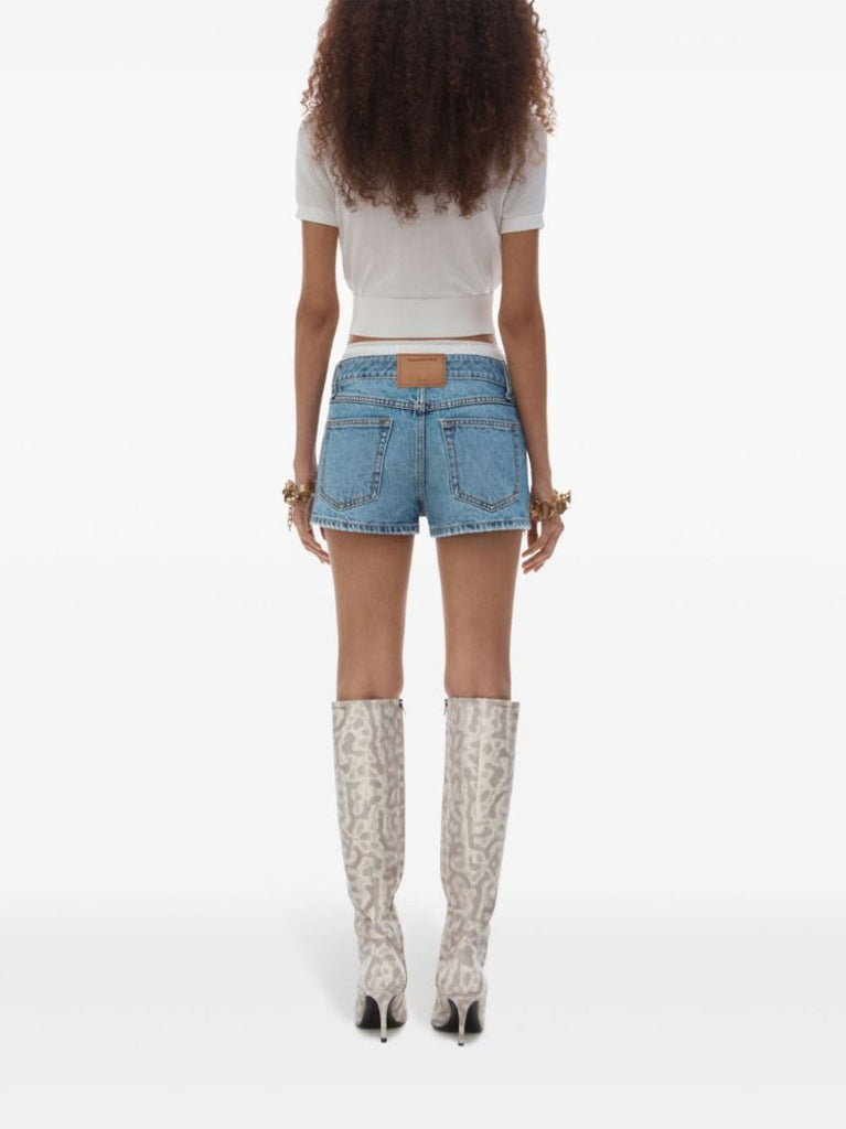 High-rise Denim Shorts