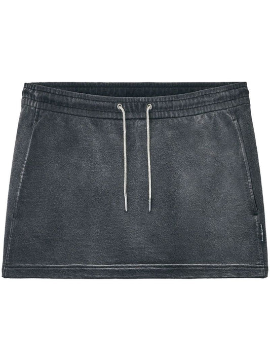 Black Drawstring Skirt