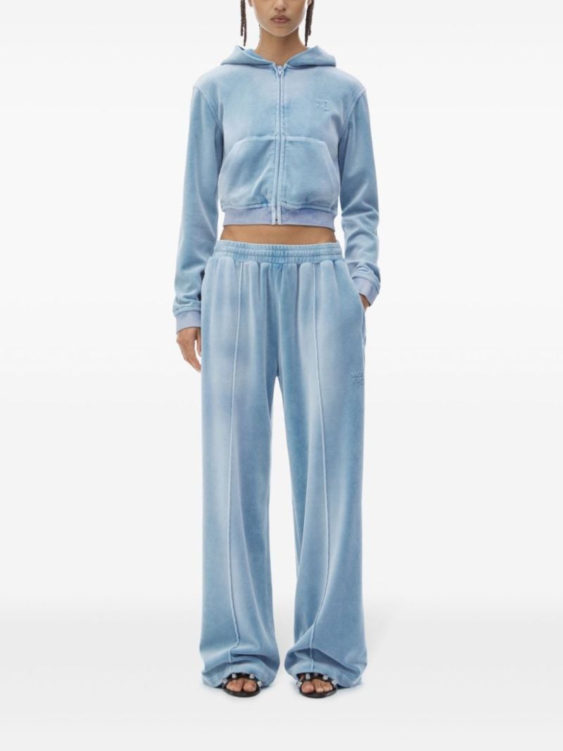 Blue Velvet Track Pants