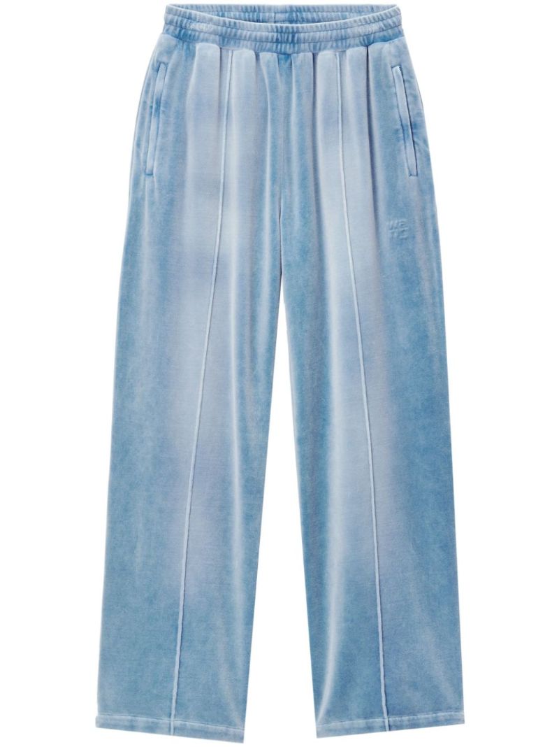 Blue Velvet Track Pants