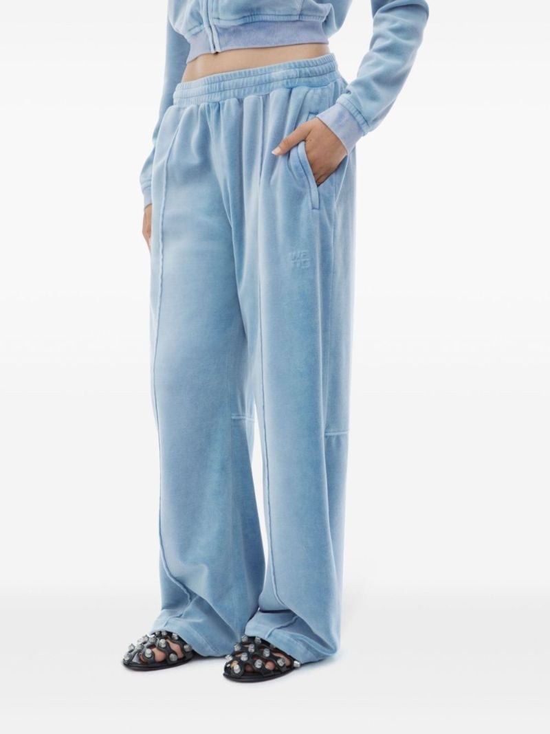 Blue Velvet Track Pants