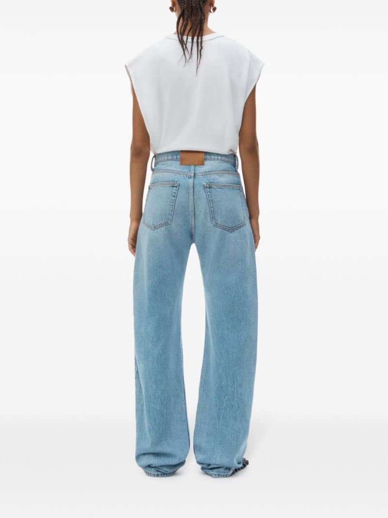 Logo-embossed Jeans