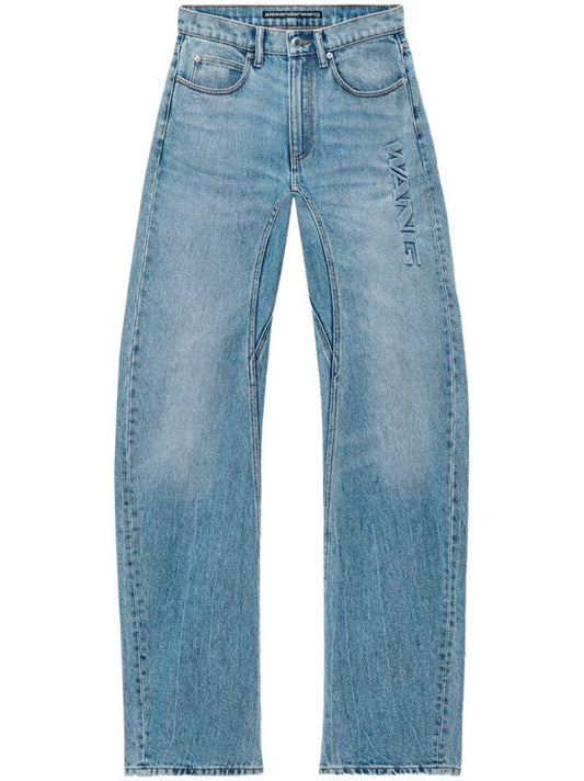 Logo-embossed Jeans
