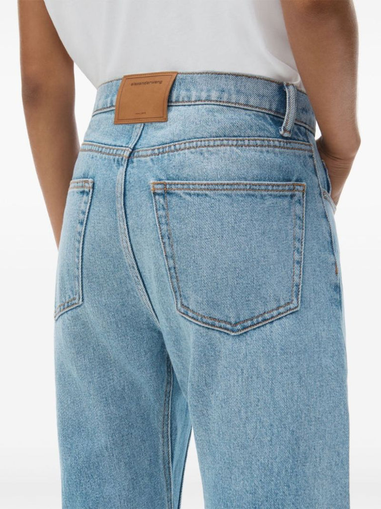 Logo-embossed Jeans
