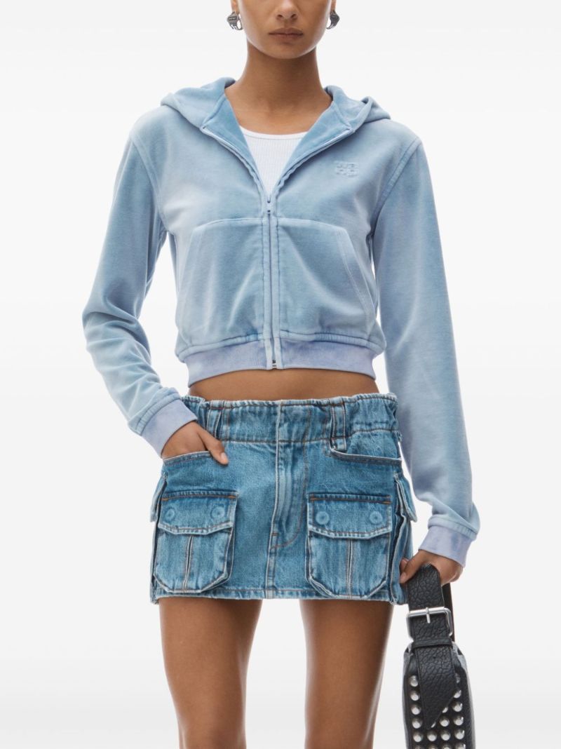 Blue Velvet Hoodie