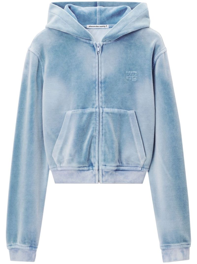 Blue Velvet Hoodie