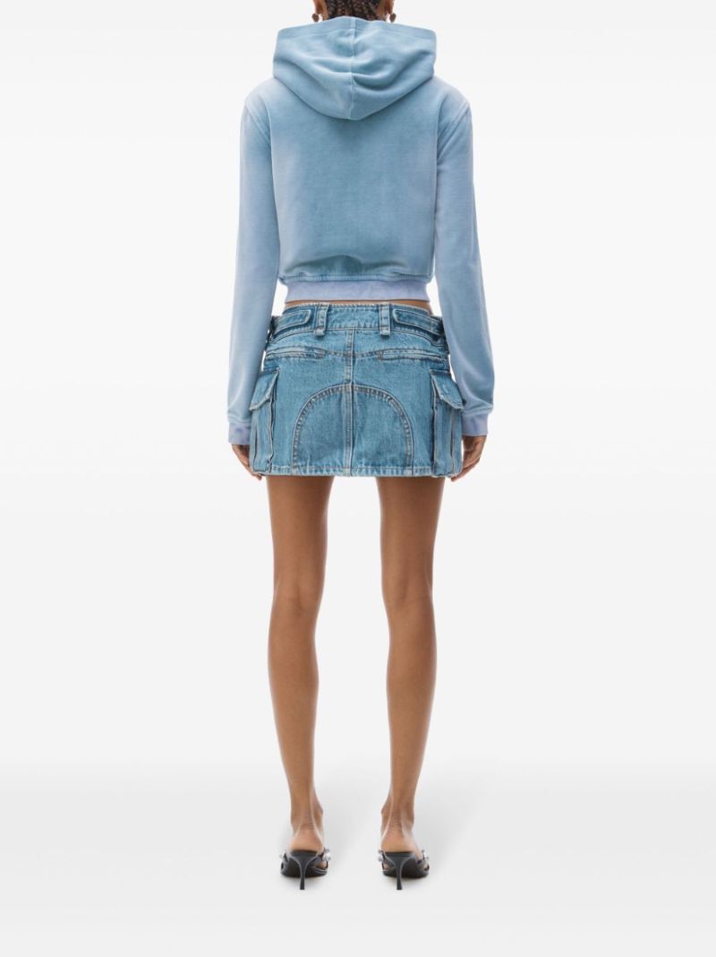 Blue Velvet Hoodie