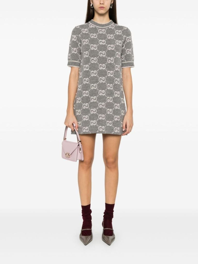 Gg Wool BouclÃ_x0083_Â© Jacquard Dress