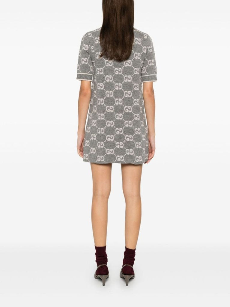 Gg Wool BouclÃ_x0083_Â© Jacquard Dress