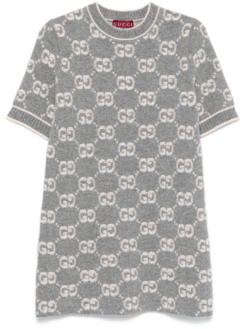 Gg Wool BouclÃ_x0083_Â© Jacquard Dress