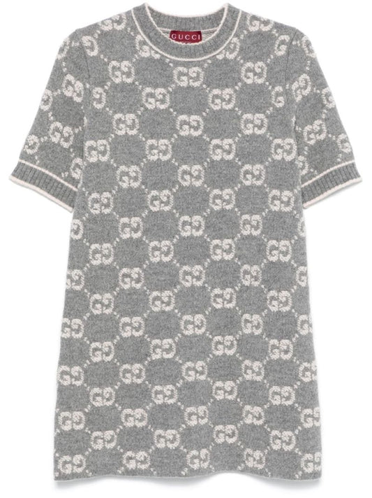Gg Wool BouclÃ_x0083_Â© Jacquard Dress