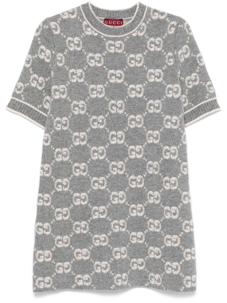 Gg Wool BouclÃ_x0083_Â© Jacquard Dress