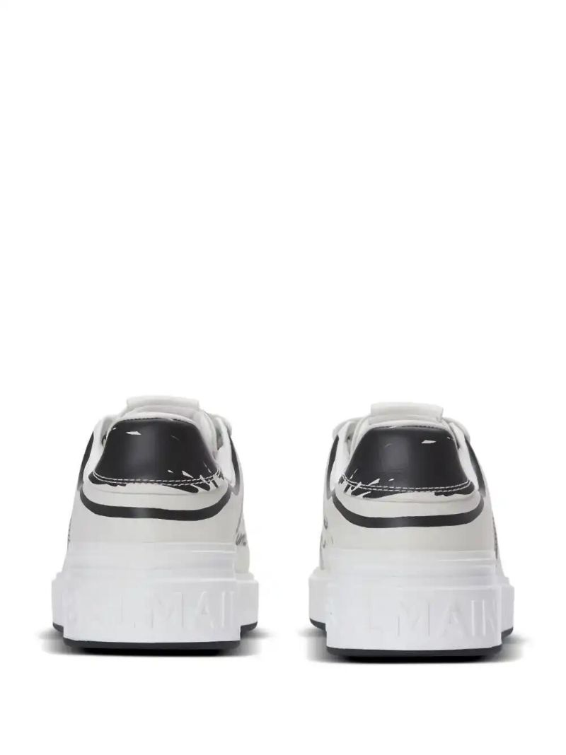 White B-court Sneakers
