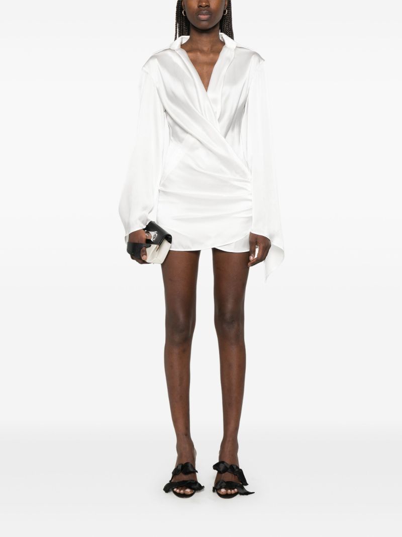 White Wrap Dress